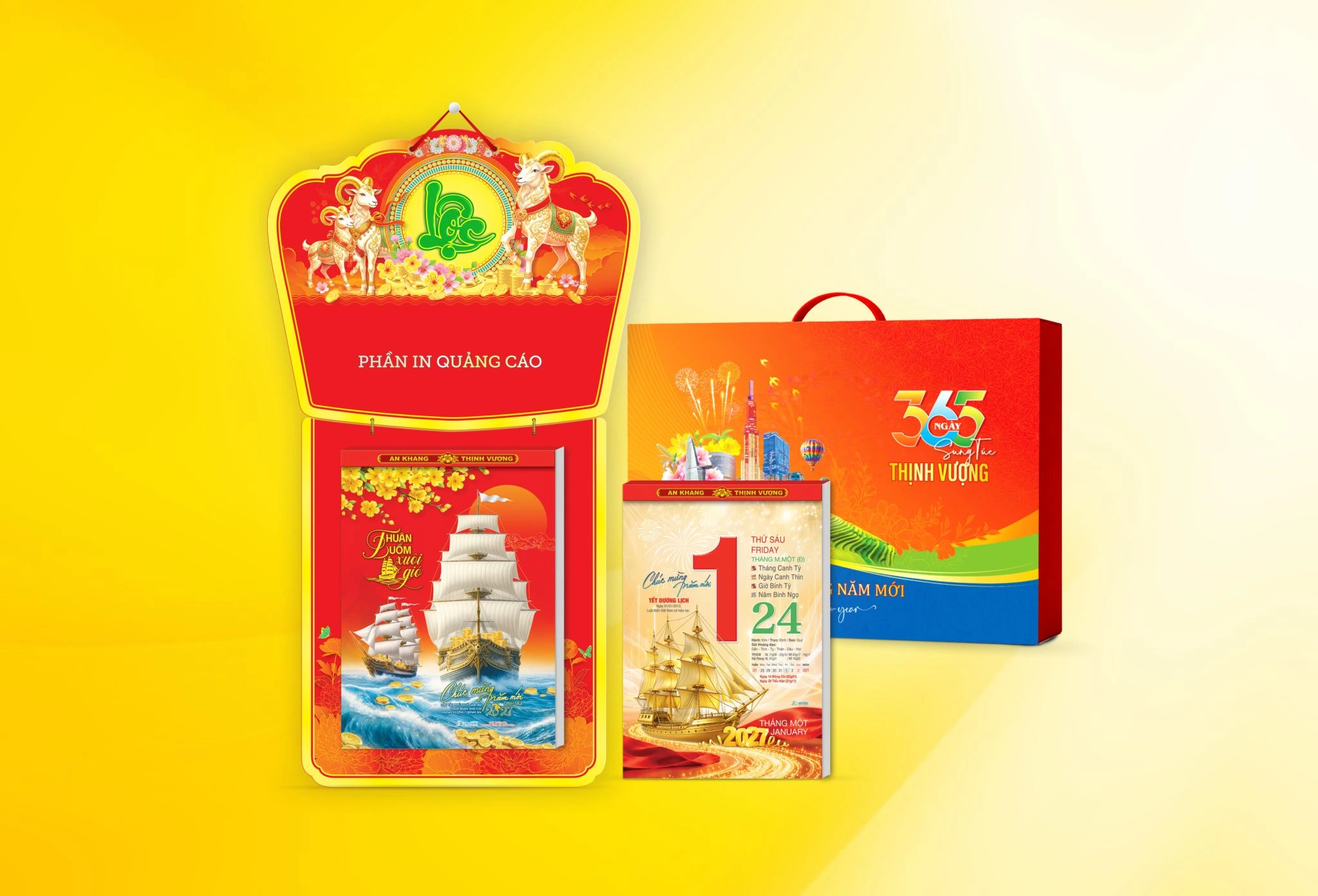 Lịch Bloc 2027 làm quà tặng doanh nghiệp