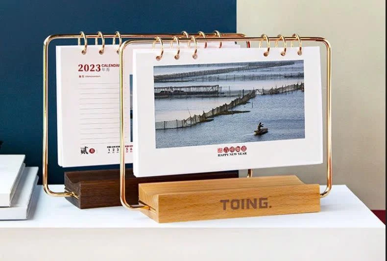 Lịch gỗ 2027 làm quà tặng doanh nghiệp